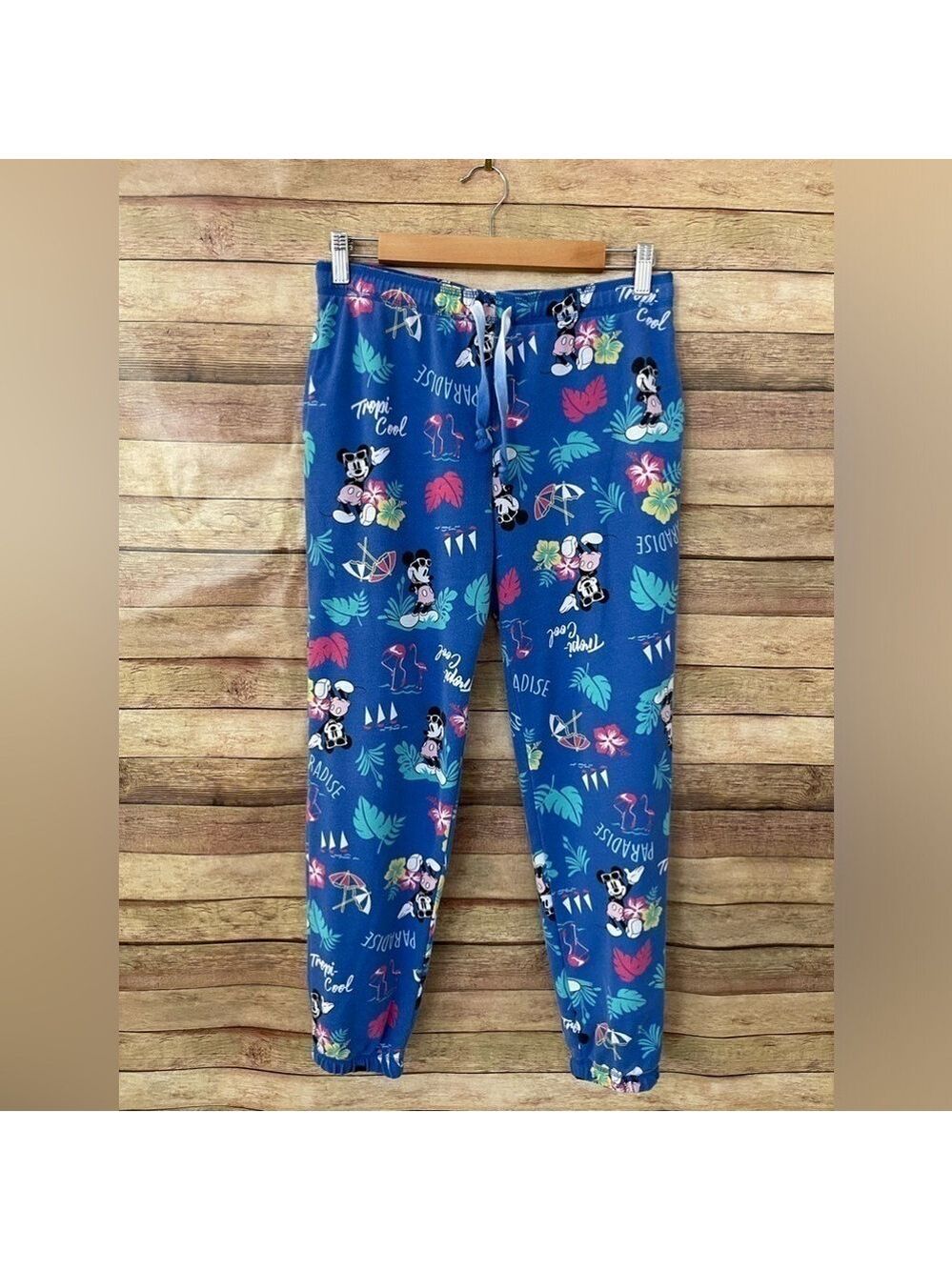 Disney Mickey Mouse Lounge Pants Pockets Sleepwear Pajama Bottom Size: Large